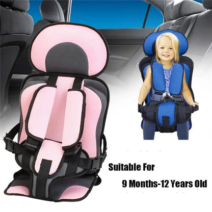 Coussin de siège de voiture sécuritaire pour enfants de 1 à 12 ans