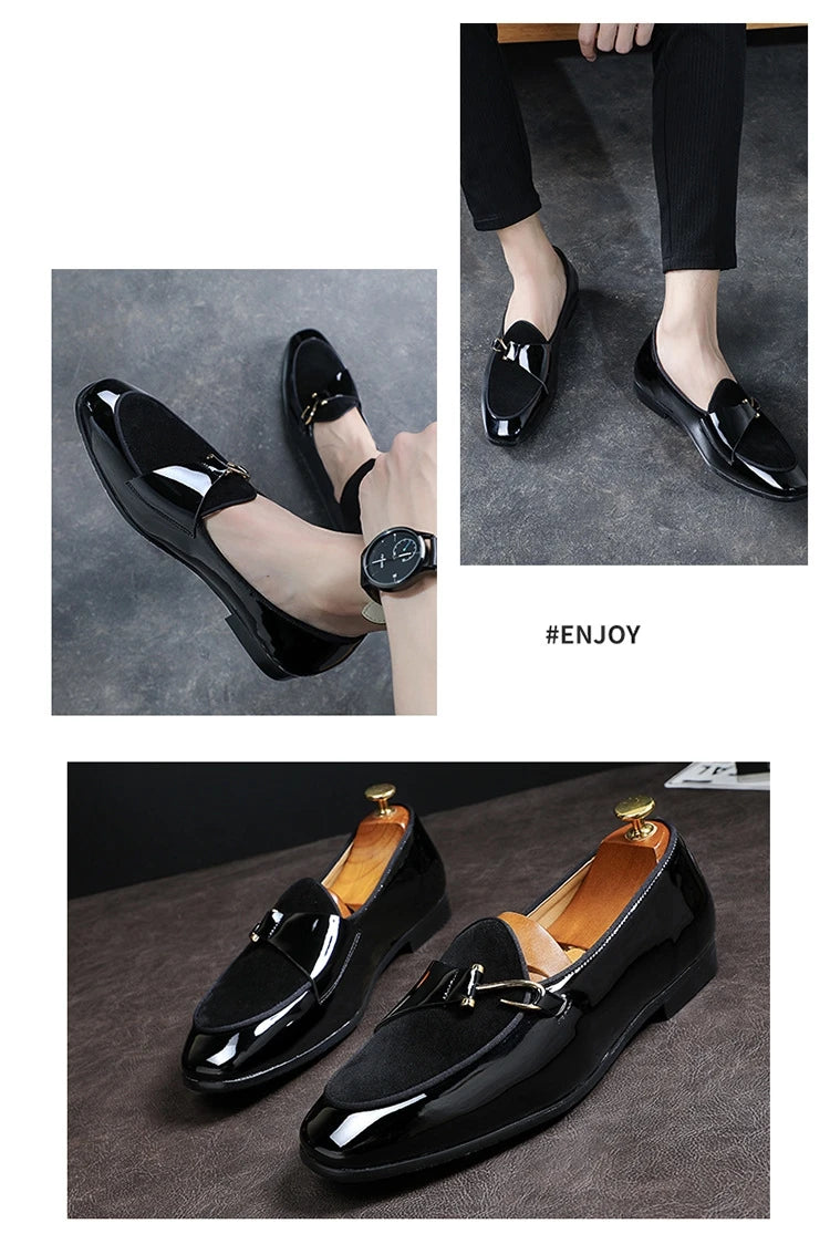 Mocassins à bride moine pour hommes