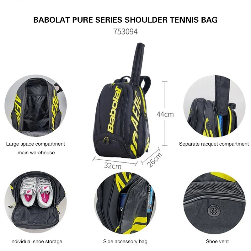 Sac à dos pour raquette de tennis Babolat Pure Aero 2