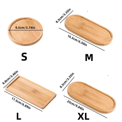 Waterproof Bamboo Wooden Pallet Rectangular Basin Tray