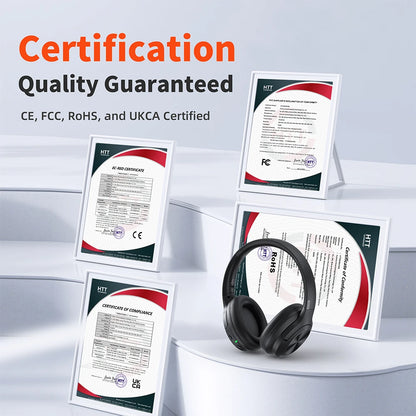 Wireless E80 Bluetooth 5.3 ANC Headphones