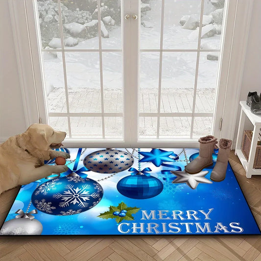 Christmas Snowflake Welcome Door Mat