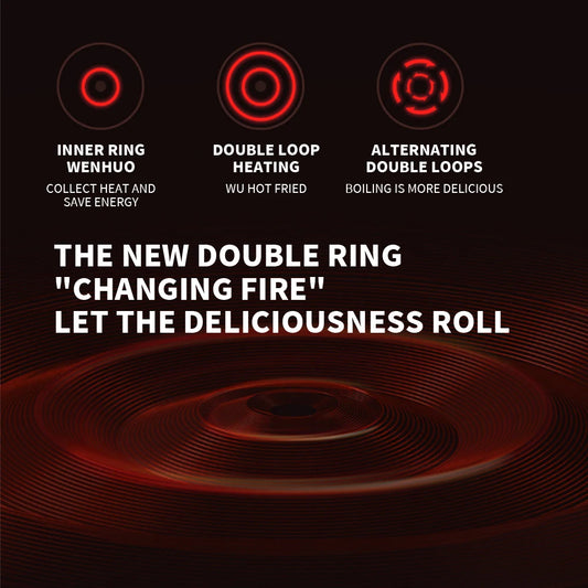 Cuisinière de cuisine à chauffage continu à faible puissance réglable