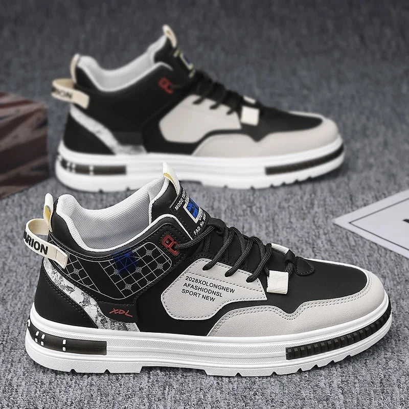 Baskets décontractées à lacets et plateforme