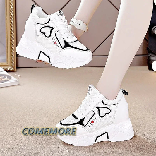 Women's Mesh Lace-Up Sneakers