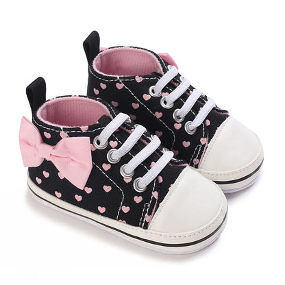 Soft Sole PU Leather Multi-Color Baby Sneakers