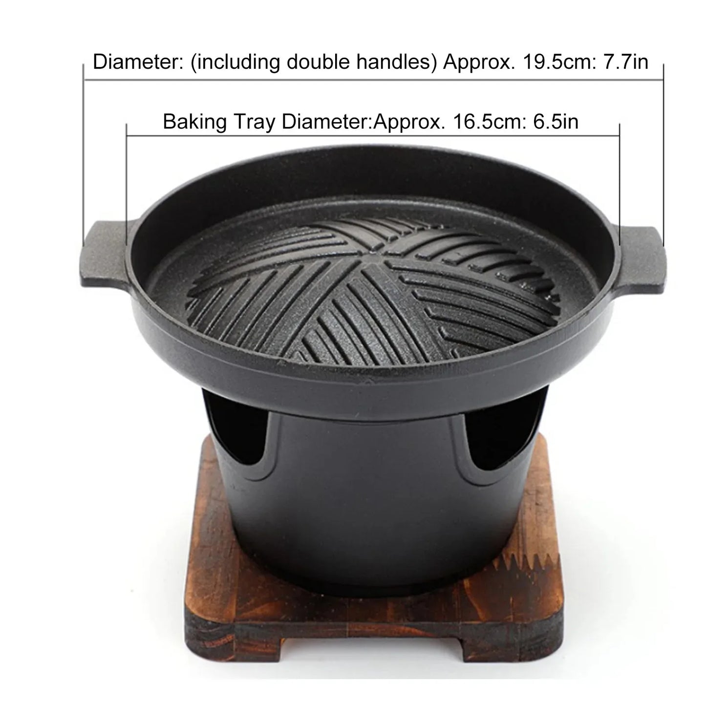 Mini BBQ Alcohol Stove Grill
