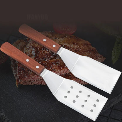 Non Stick Wooden Handle Pancake Beef Spatula Utensils