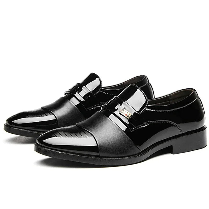 Chaussures habillées classiques en cuir Oxford pour hommes