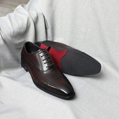 Italian Genuine Leather Oxford Shoes