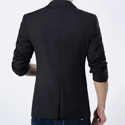 Blazer de costume formel léger pour hommes automne et hiver