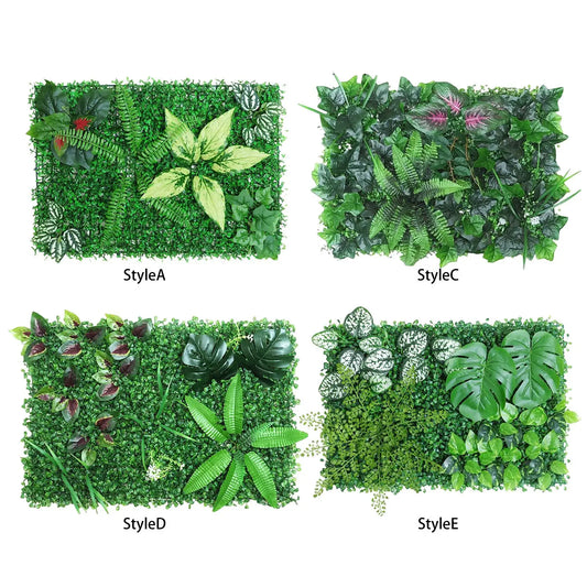 Artificial Green Wall Privacy Fence with Plastic Leaf