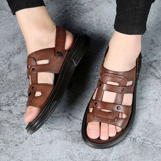 Men's Soft Leather Sandals