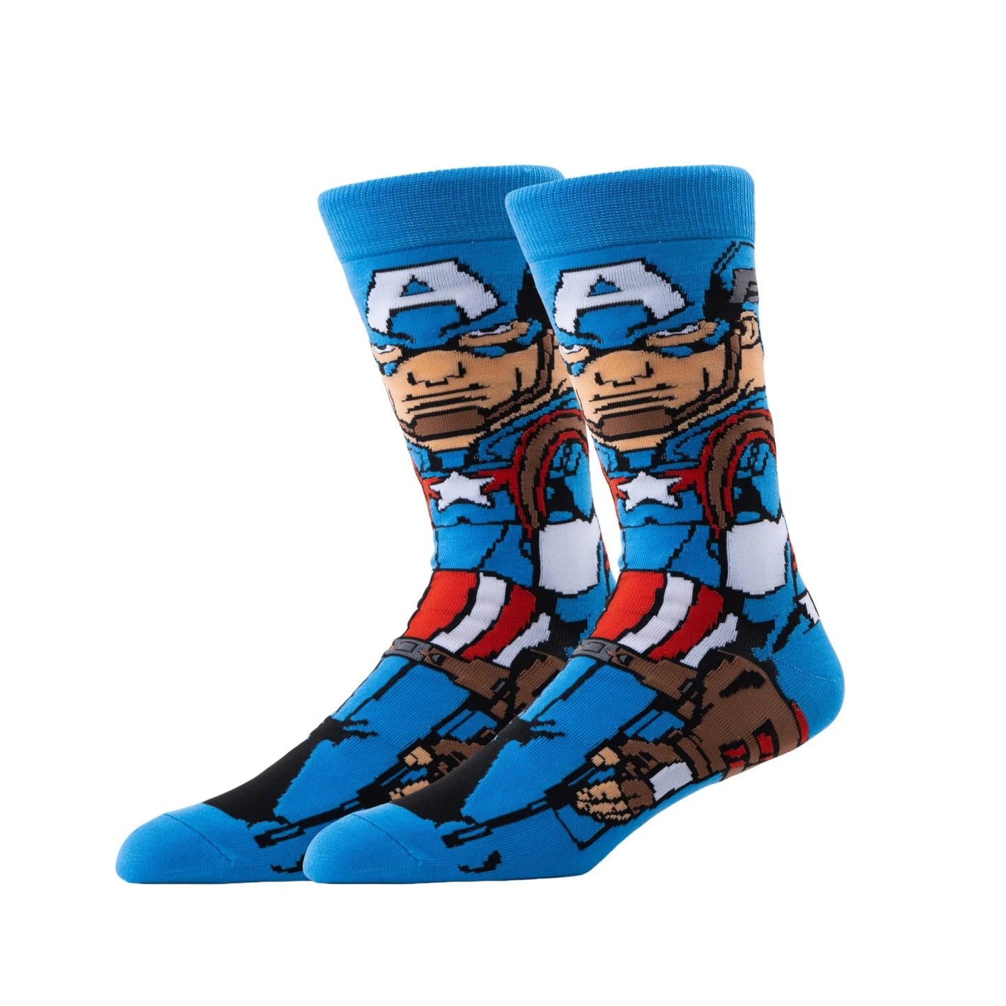 Chaussettes tendance super-héros anime 