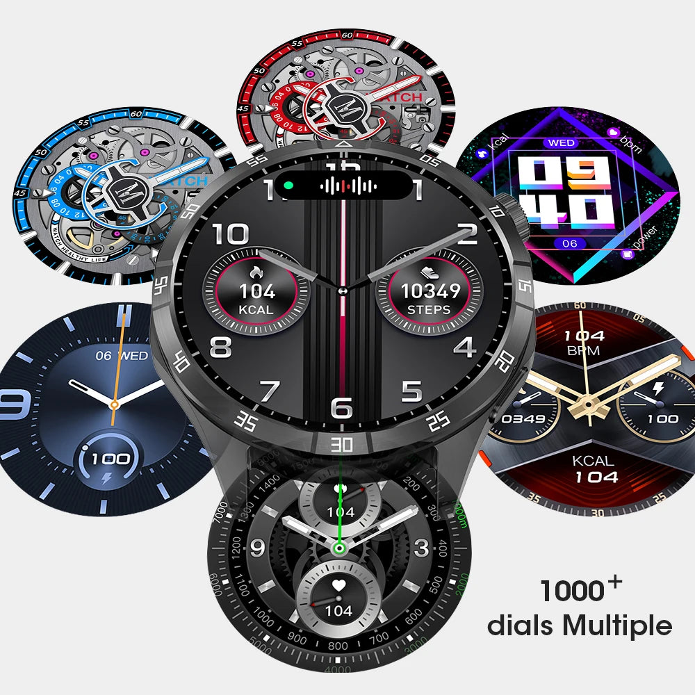 GT4 Sport Smart Watch 1.5 IPS Display IP68 Bluetooth Call - Android Watch