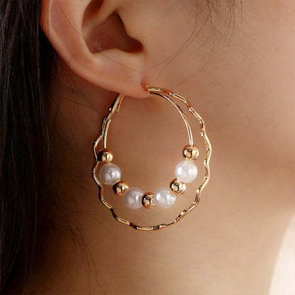 Geometric Round Women's Earrings