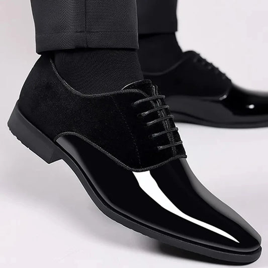 Lace-Up Formal Business Shoes For Men's