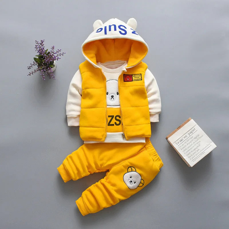 Baby Boys Hooded Vest - Kids Tracksuits