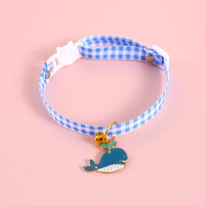 Collier réglable pour chaton à cloche