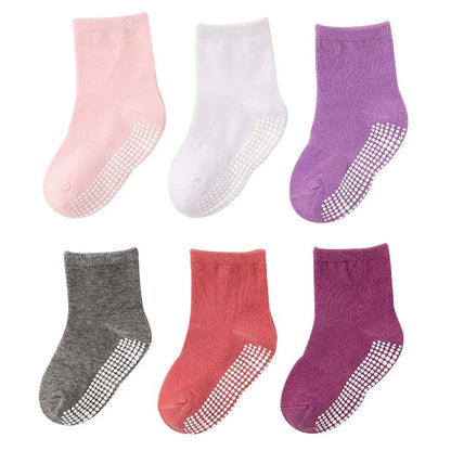 Chaussettes trampoline antidérapantes pour bébé, grandes tailles