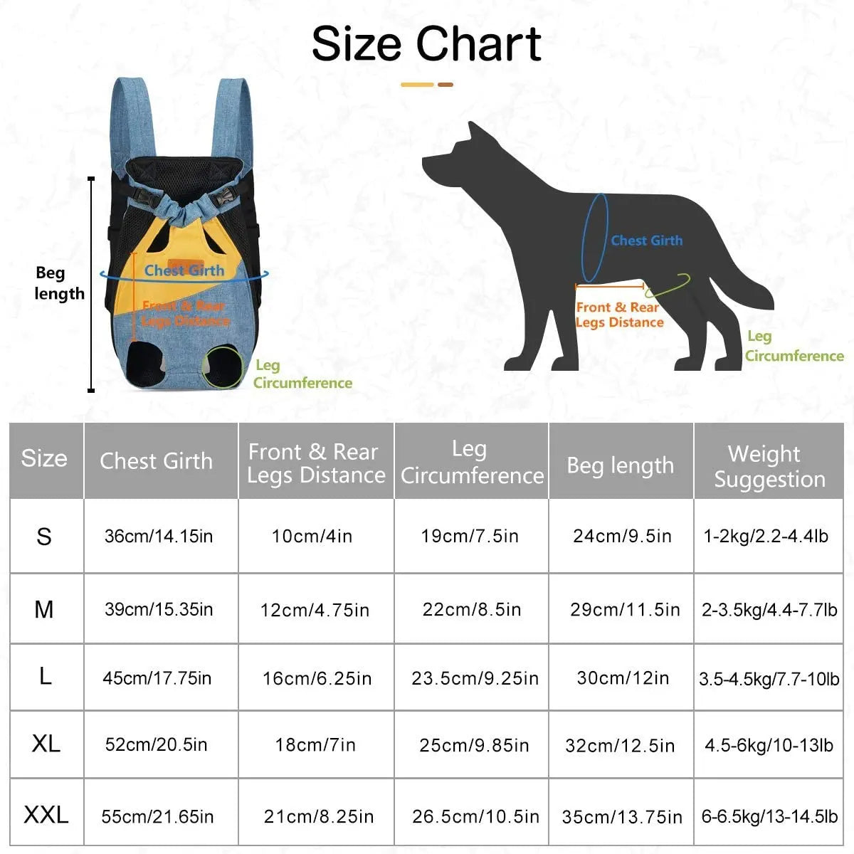 Sac à dos extérieur réglable en maille pour animaux de compagnie