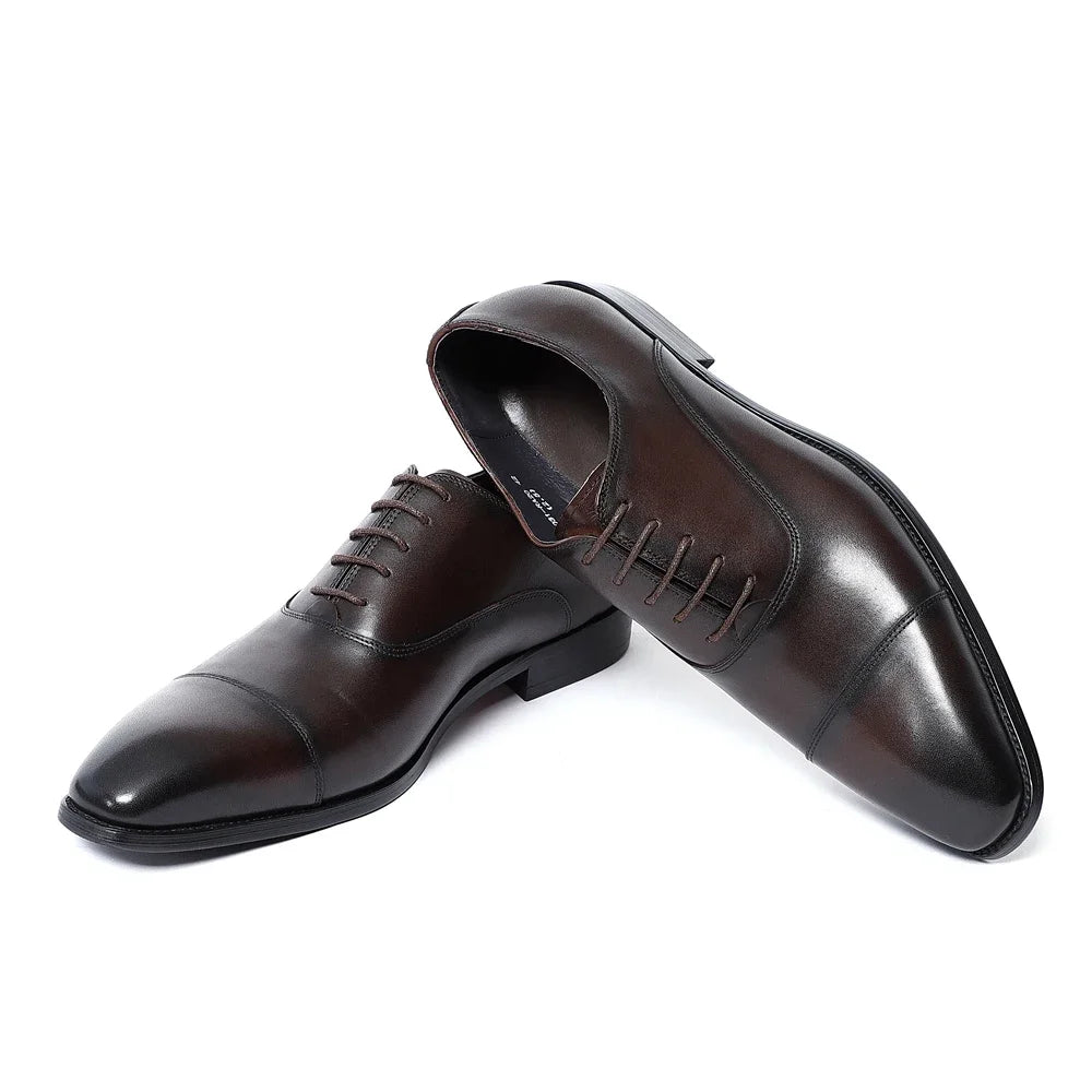 Italian Genuine Leather Oxford Shoes