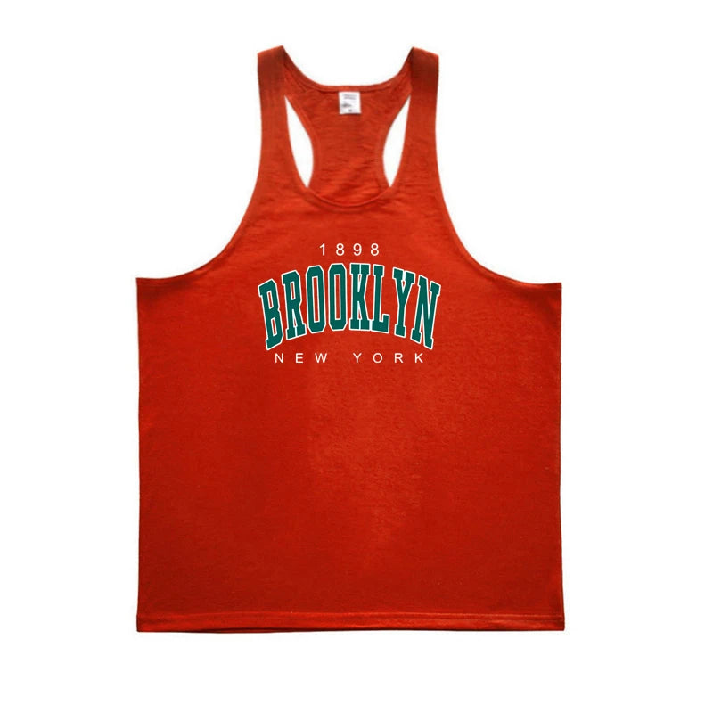 Men's Sleeveless Y-Back Stringer Tank Tops