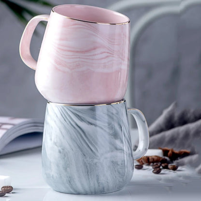 400ml Marbled Ceramic Mug