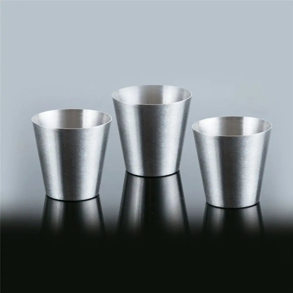 Ensemble de tasses polyvalentes en acier inoxydable