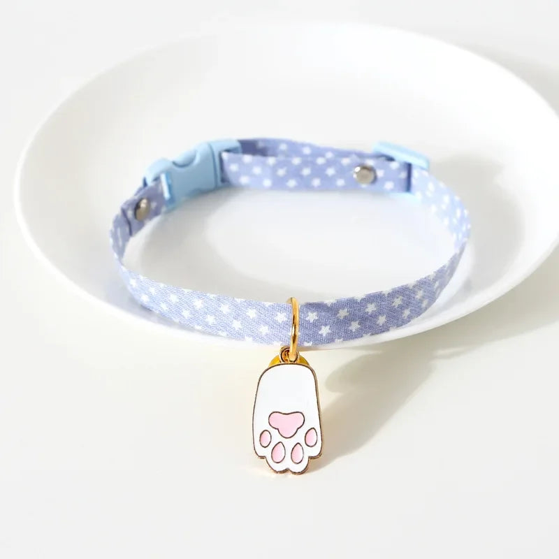 Collier réglable pour chaton à cloche