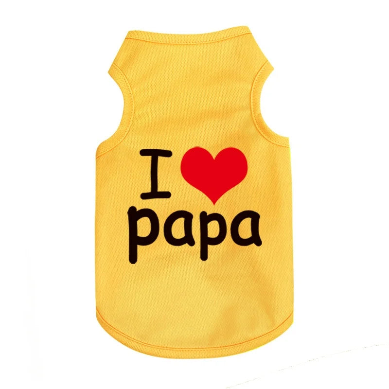 Pet Breathable Vest Funky Dog Apparel Airy Vests