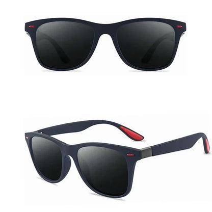 Men's Polarized Mirror Fishing Black Sunglasses