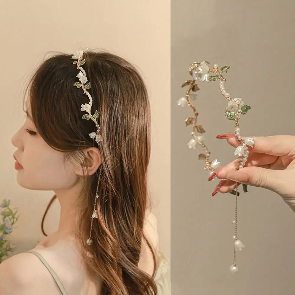 a flower headband