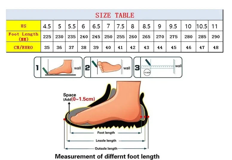 Men's Trendy Athletic Sneakers - Sports Platform Designer Sneakers