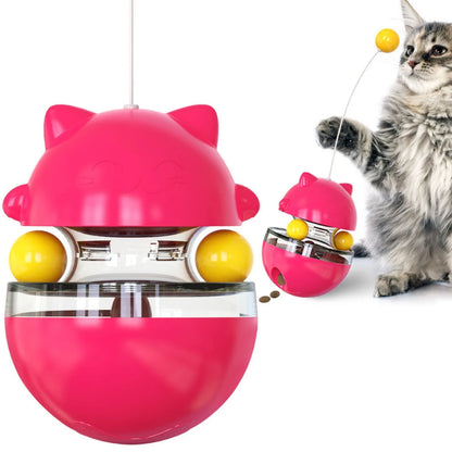 USB Rechargeable Feather Laser Cat Toy