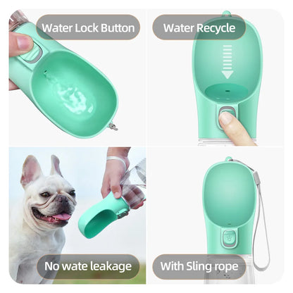 Bouteille d'eau portative étanche pour chien