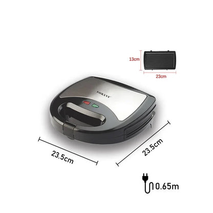 3 in 1 Electric Panini Press Waffle Toasters