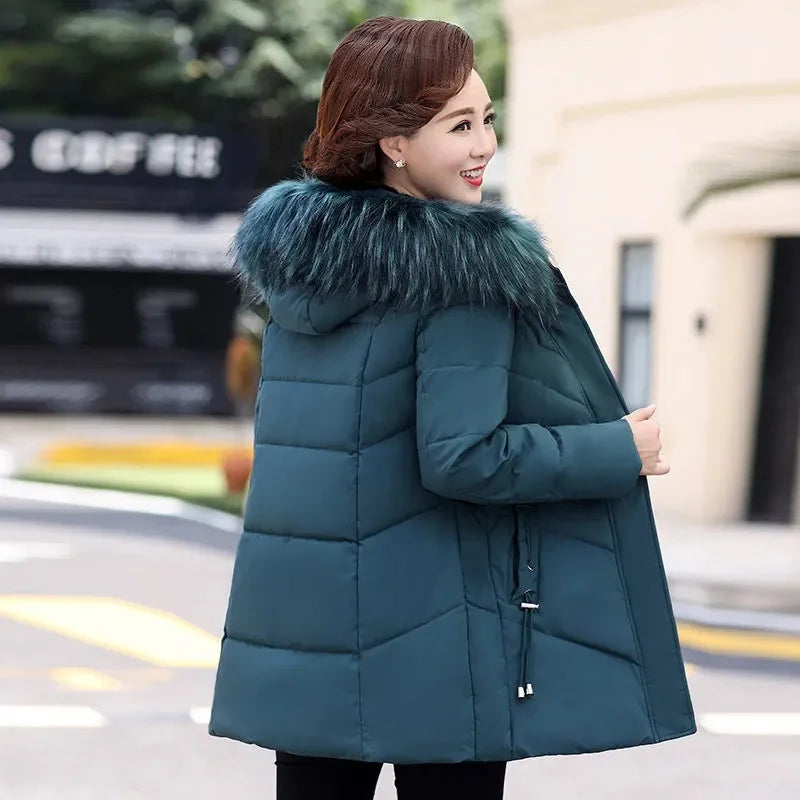 Parka longue d'hiver pour femme