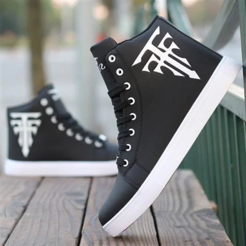 Men's High-Top Vulcanized Sneakers