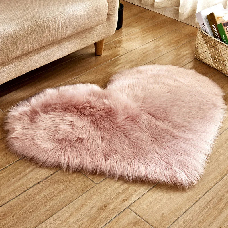 Faux Non Slip Bedroom Shaggy Mats