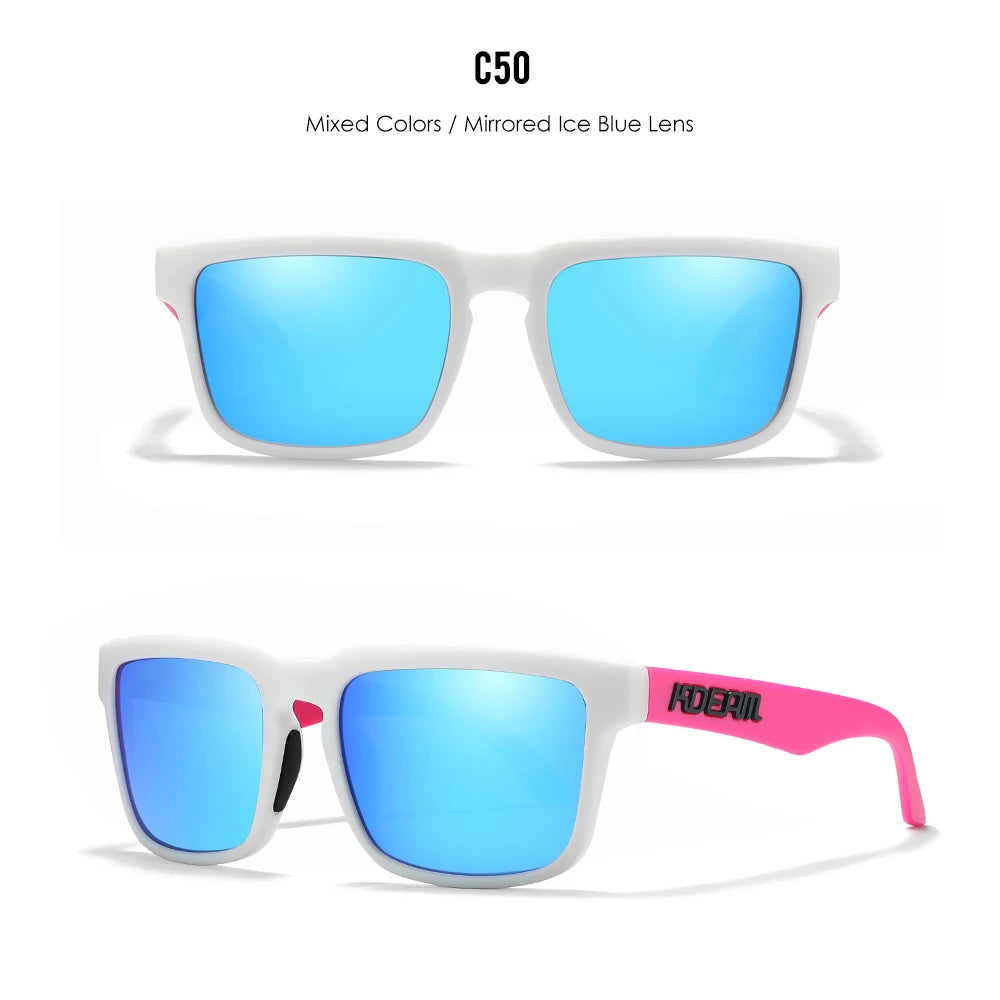 Lunettes de soleil de sport polarisées UV400 True Color pour la conduite, la pêche et la course à pied