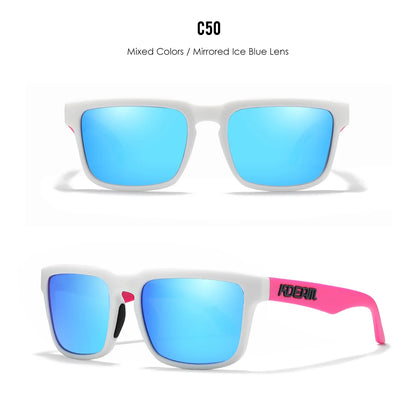 Lunettes de soleil de sport polarisées UV400 True Color pour la conduite, la pêche et la course à pied