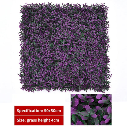 Haie topiaire artificielle en buis protégée contre les UV