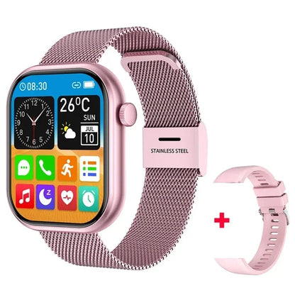 Unisex Bluetooth Fitness Smart Watch with Wireless Charging