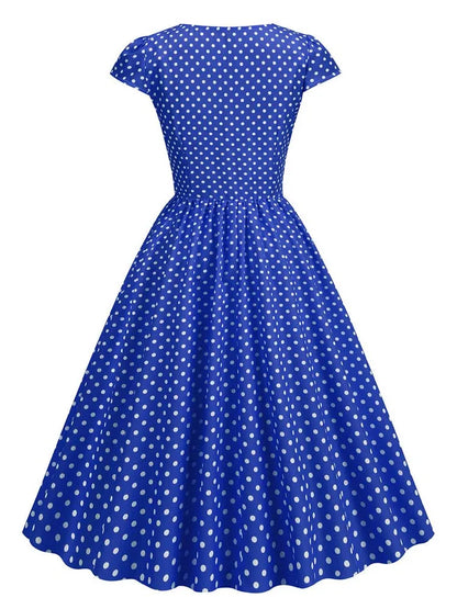 Summer Sleeveless Dot Print Dress