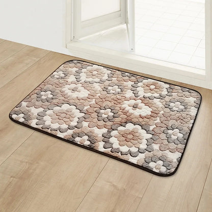 Anti-Slip Coral Fleece Entrance Door Mat