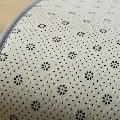 Rose Themed Anti Skid Bathroom Mat