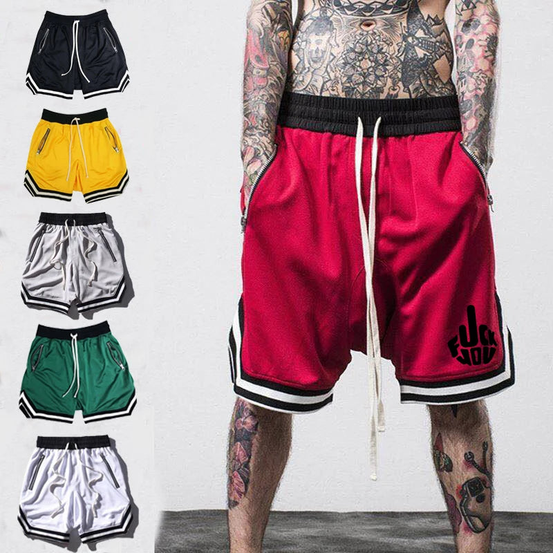 Men's Mesh Breathable Gym Fitness Basketball Shorts