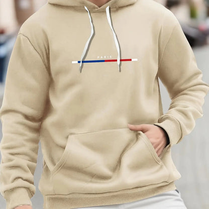 Sweats à capuche en coton imprimé Paris automne/hiver pour hommes