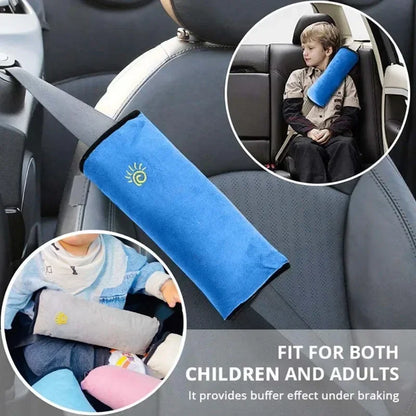 Kid's Plush Cover Shoulder Sleeping Positioner Car Seatbelts